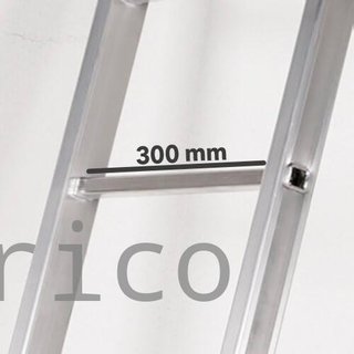 Escalera Aluminio Elite 2x14 - 4+4 M - 80-80x30mm