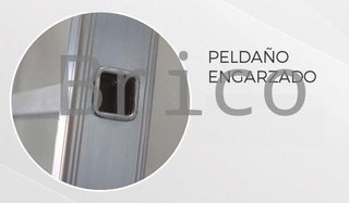 Escalera Aluminio Elite 2x14 - 4+4 M - 80-80x30mm