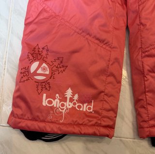 Peto de esquí rosa Longboard talla 5 años