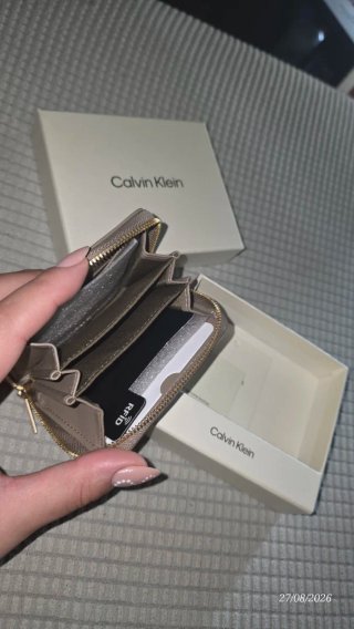 Cartera Calvin Klein Mujer Beige/Gris