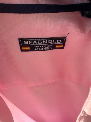 Camisa Spagnolo Rosa Talla M