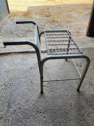 Escalera caravana hierro galvanizado