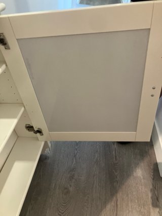Mueble ikea alto baño con espejo