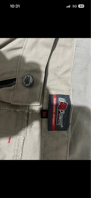 Pantaloni da lavoro U Power Beige