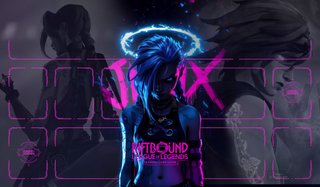 Tapete de Juego Riftbound League of Legends Jinx