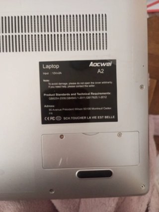 Portátil Aocwei A2