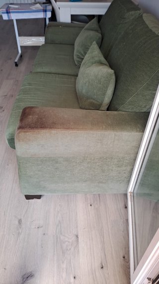 Sofá 3 plazas tela beige