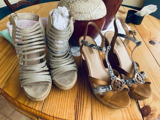 Sandalias Guess Mujer Tacon Cuña