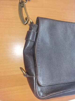 Carteira Furla pele castanha original