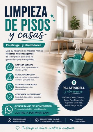 Servicio profesional de limpieza de pisos y casas