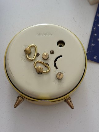 Orologio Sveglia Ritz Sogni D'oro Giallo