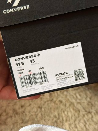 Converse All Star Scarpe Uomo Tg 46
