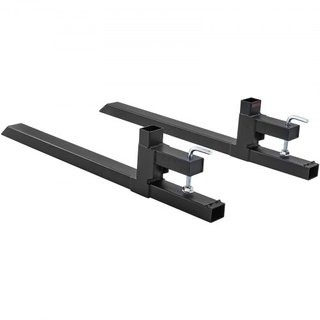 Horquillas de Palet, Horquillas de Palet de 907.2 kg de Capacidad, Horquillas para Cubos de Tractor de 109.2 cm, Accesorio de Cargador Frontal de Alta Resistencia para Tractor, Skid Steer, Cubo de...