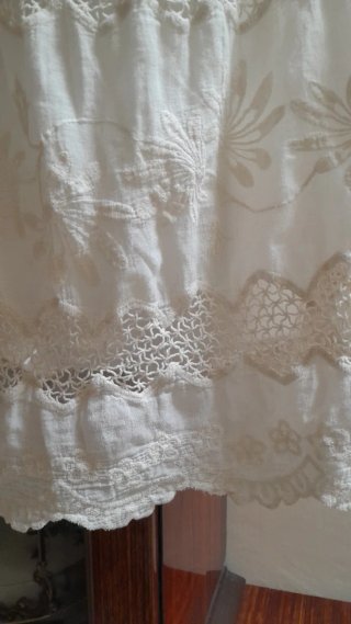 Camicetta in cotone con pizzo