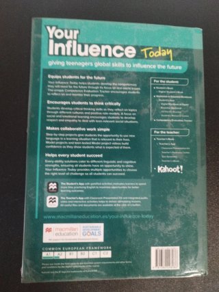 Libro de ingles "your influence today" nivel a1
