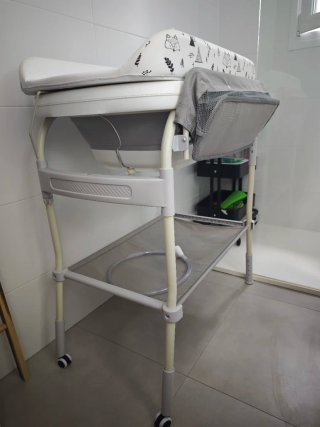 Cambiador Bebé Mobiclinic con Bañera 2 en 1