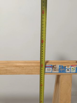 Caballete de madera plegable