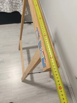 Caballete de madera plegable