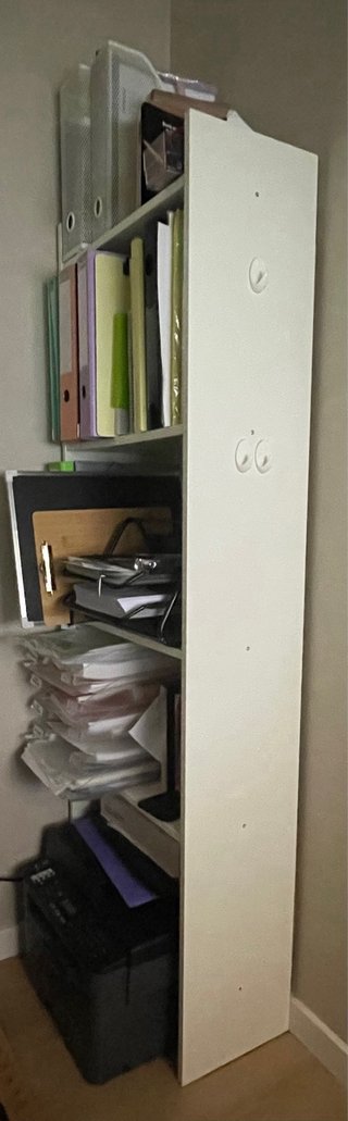 Estantería IKEA BAGGEBO Blanca de gran capacidad.
