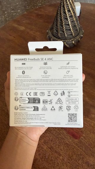 Auriculares Huawei FreeBuds SE 4 ANC Blancos