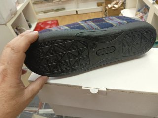 Zapatillas de estar por casa a cuadros T44