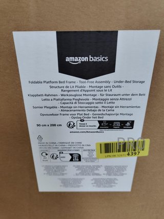 Somier fijo plegable - AmazonBasics