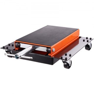 Elevador de Motocicleta ATV Scissor Jack Dolly 499.5 kg Plataforma Ancha y Manivela