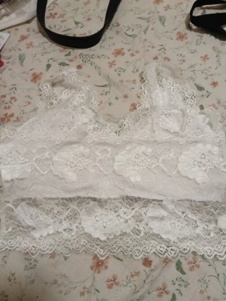 Top de encaje rojo