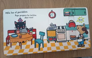 Libros osito tito, pepe y Mila, minino