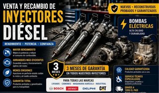 Inyectores Diésel Nuevos y Reconstruidos