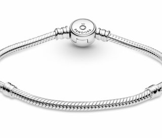 Pulsera Pandora Plata con Circonitas Azules.