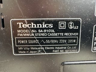 Technics SA-R100L Stereo Cassette Receiver