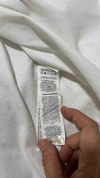 Camisa Blanca Pedro del Hierro 100% Algodón