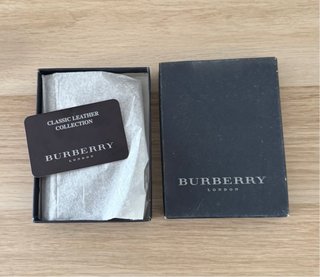 Cartera Burberry Marrón Cuero Clásico