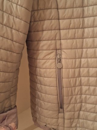 Chaqueta reversible mujer gris y morado