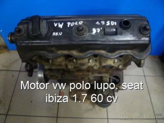 Motor vw polo lupo. seat ibiza 1.7 60 cv