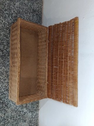 Baúl de mimbre grande