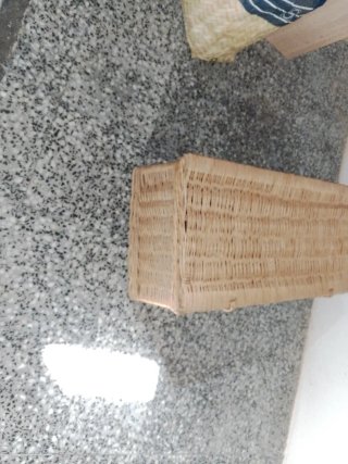 Baúl de mimbre grande