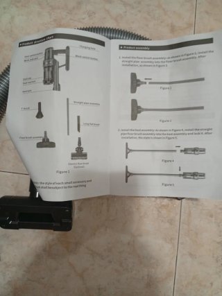 Manual aspiradora de mano