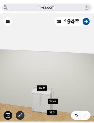 Librería Billy Baja Ikea Blanca
