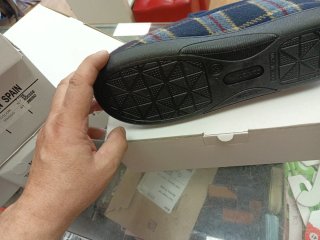 Zapatillas de estar por casa cuadros talla 43