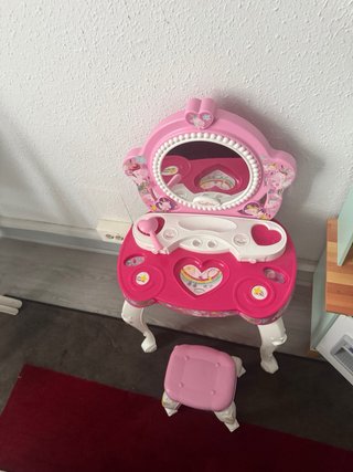 Tocador infantil Topstar unicornio con taburete