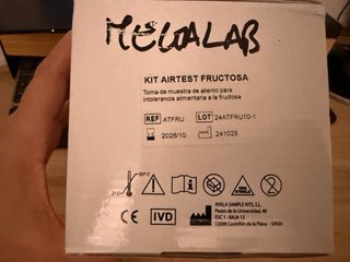 Air test- test fructosa