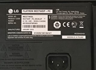 Monitor TV LG Flatron M227WD 22 Full HD