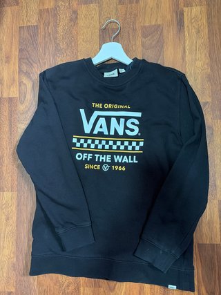 Sudadera Vans Negra Original Off The Wall