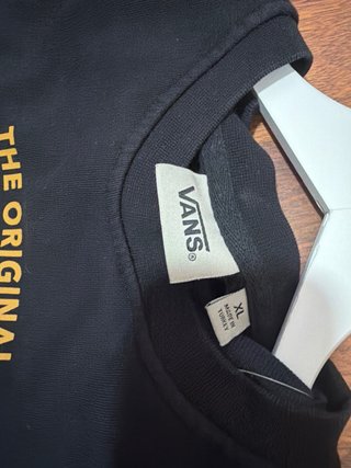 Sudadera Vans Negra Original Off The Wall