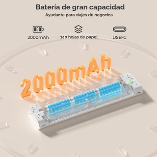 MUNBYN IMPRESORA PORTÁTIL TÉRMICA A4 BLUETOOTH