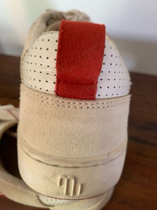 Zapatillas Maje Beige y Rojo