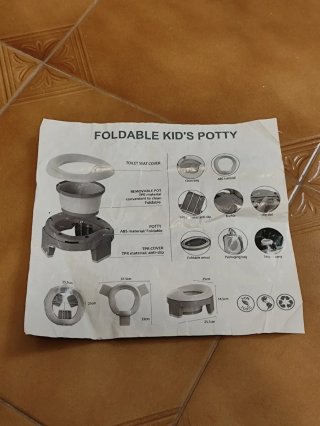 Adaptador WC infantil / orinal plegable y portátil