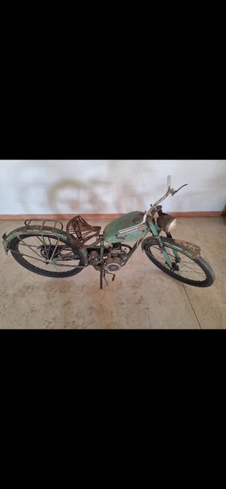 Velomotor Rieju antiguo verde